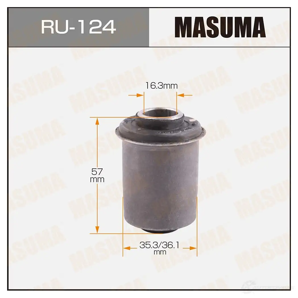 Сайлентблок MASUMA RU-124 1422879106 FV6KZ L изображение 0