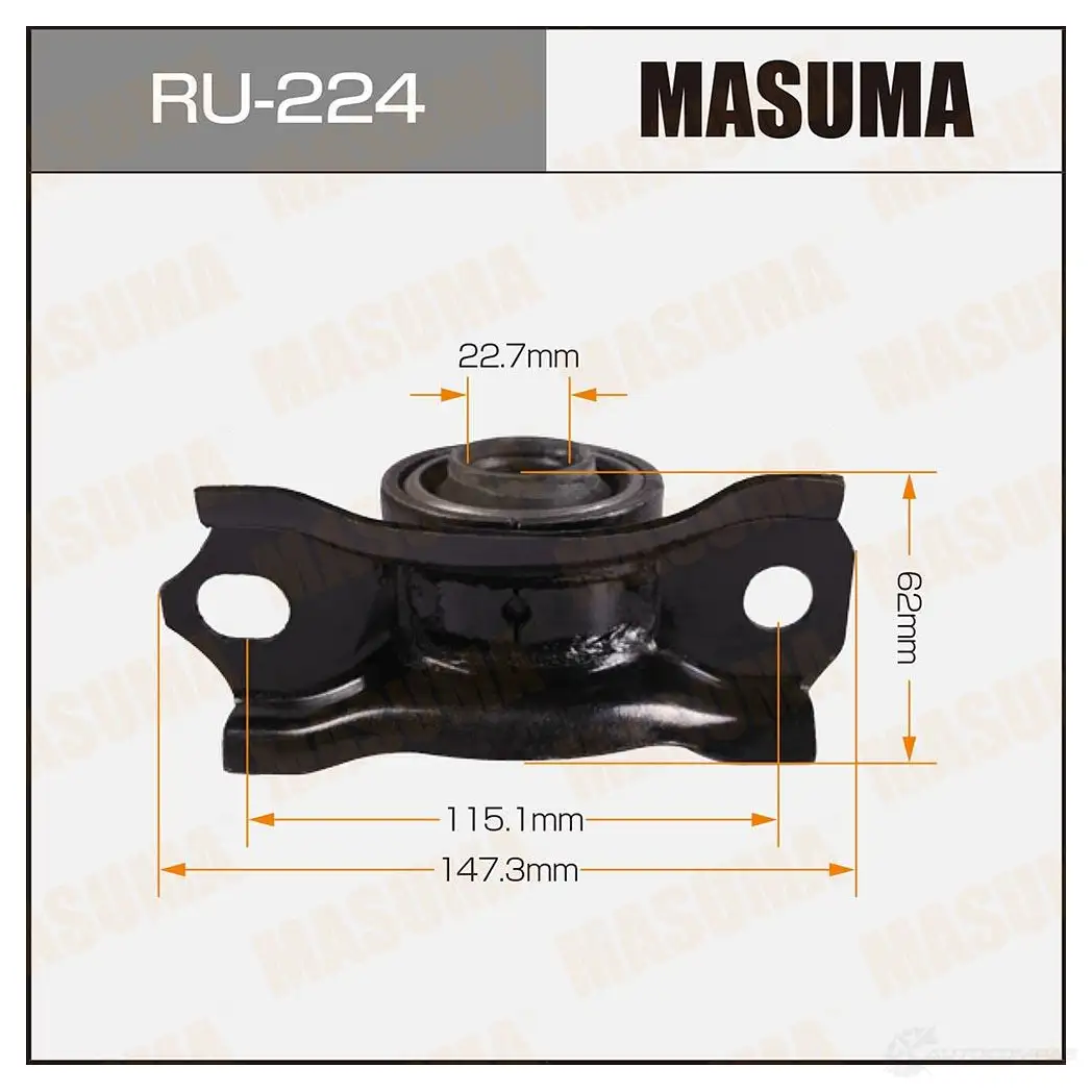 Сайлентблок MASUMA RU-224 1Z7 NHVG 1422880914 изображение 0