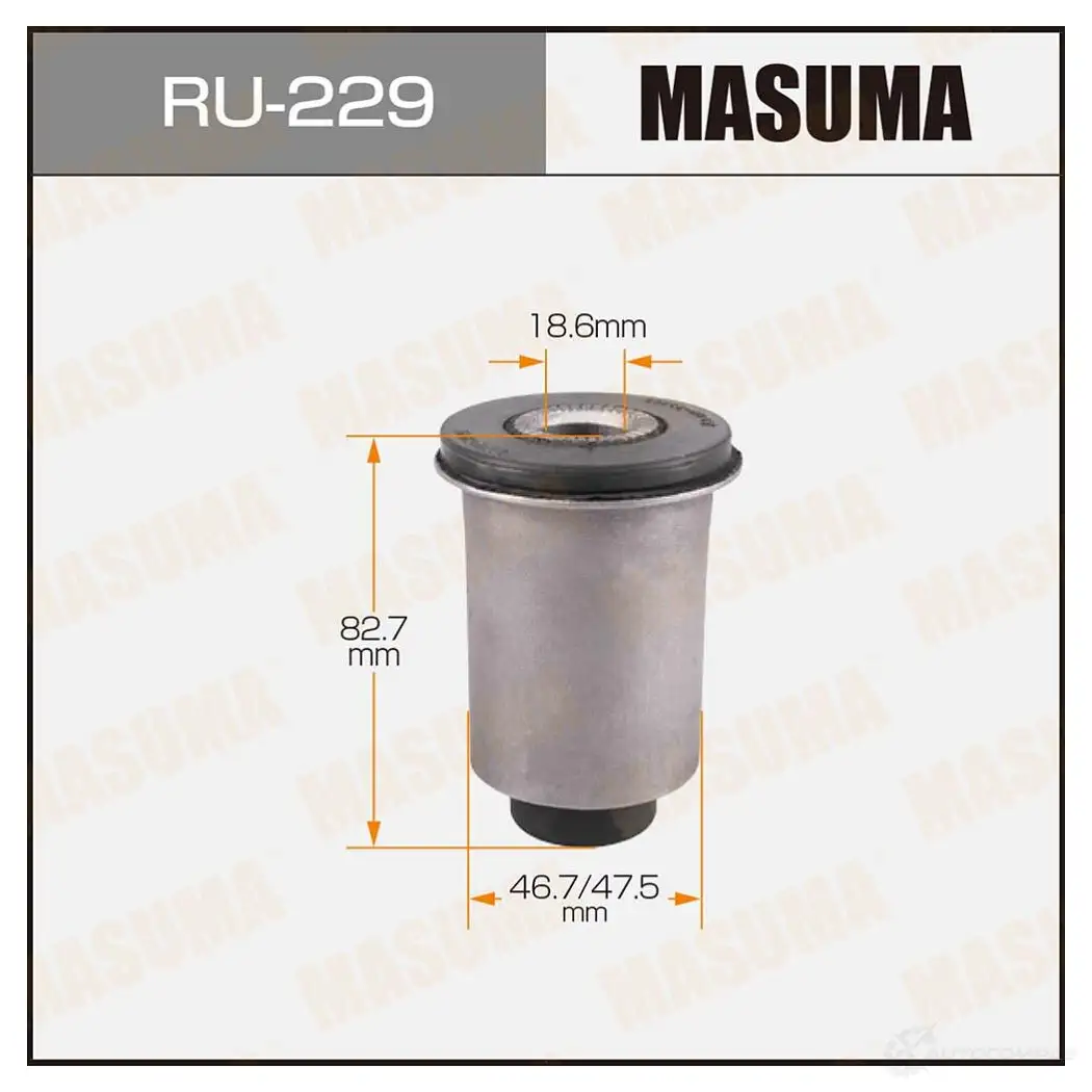 Сайлентблок MASUMA RU-229 PD YK6 1422880910 изображение 0