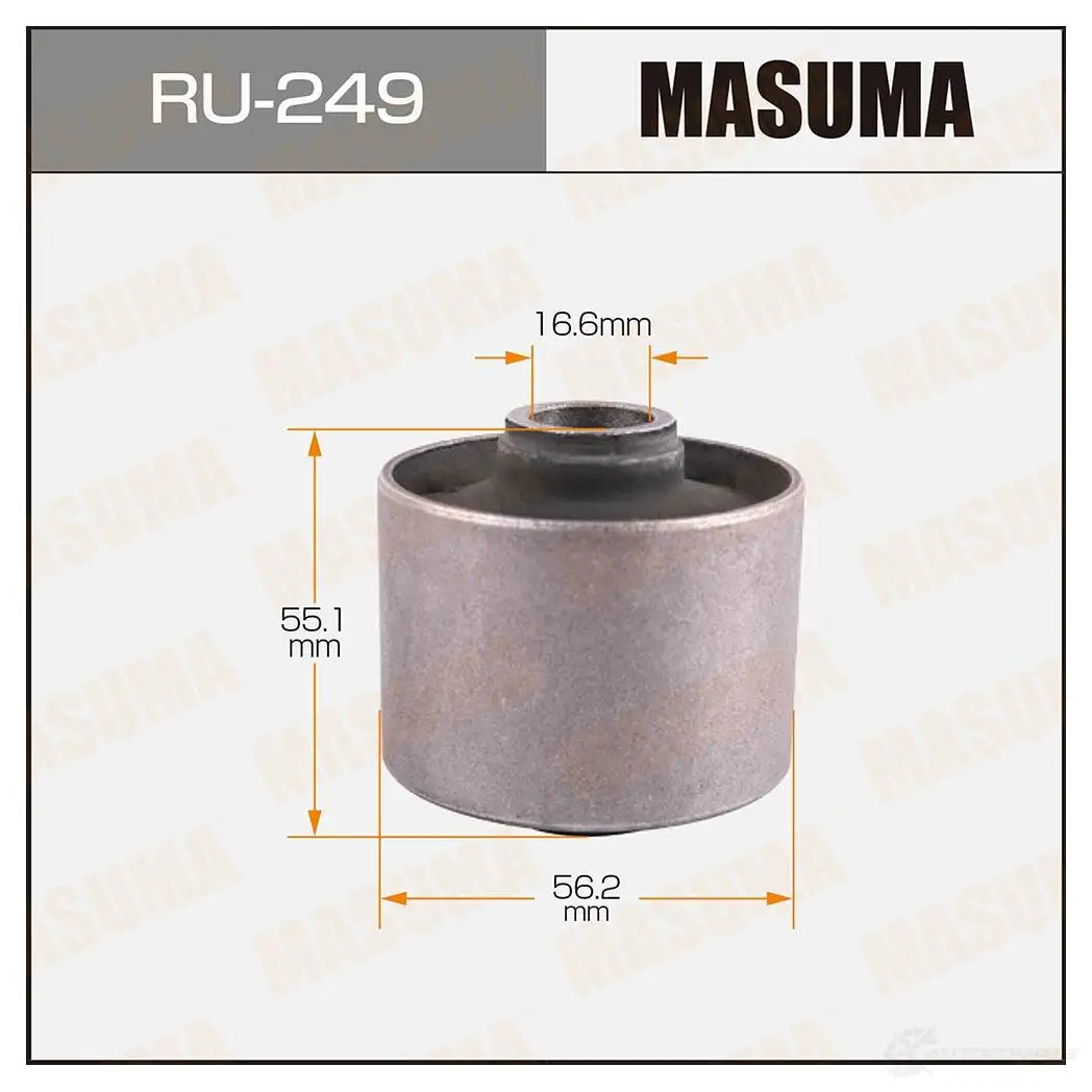 Сайлентблок MASUMA P C25M RU-249 1422881003 изображение 0