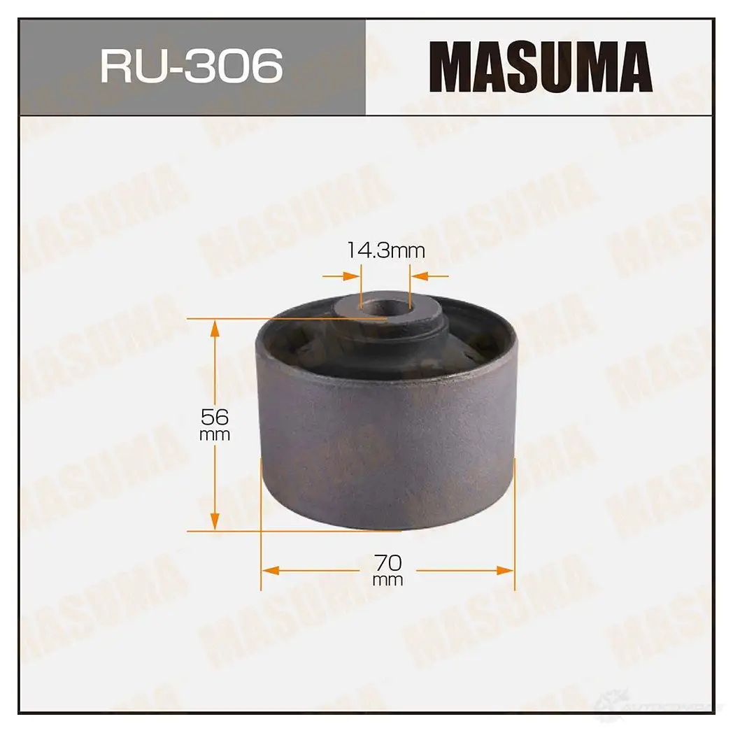 Сайлентблок MASUMA ZL 8JFX 1422879174 RU-306 изображение 0