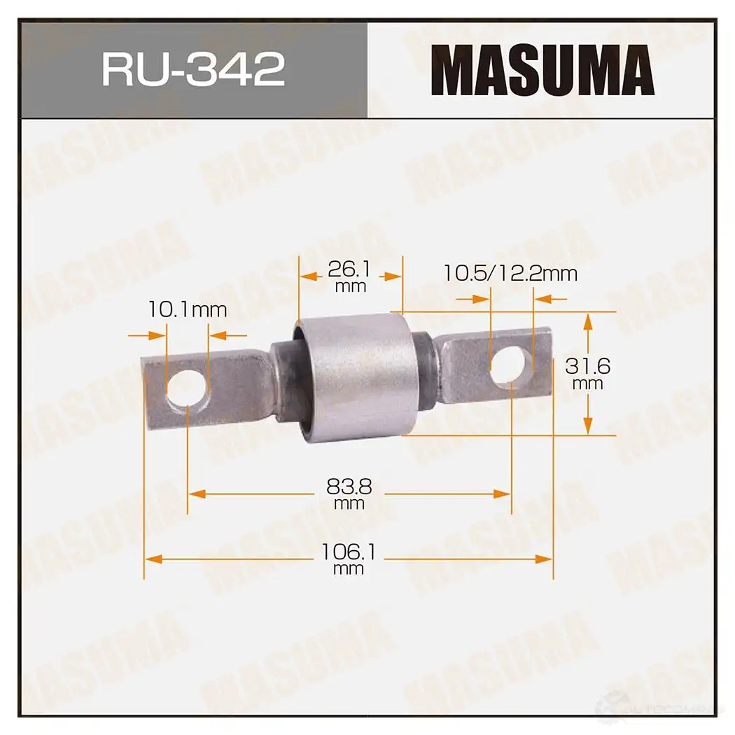 Сайлентблок MASUMA RU-342 1422880880 D14 85 изображение 0