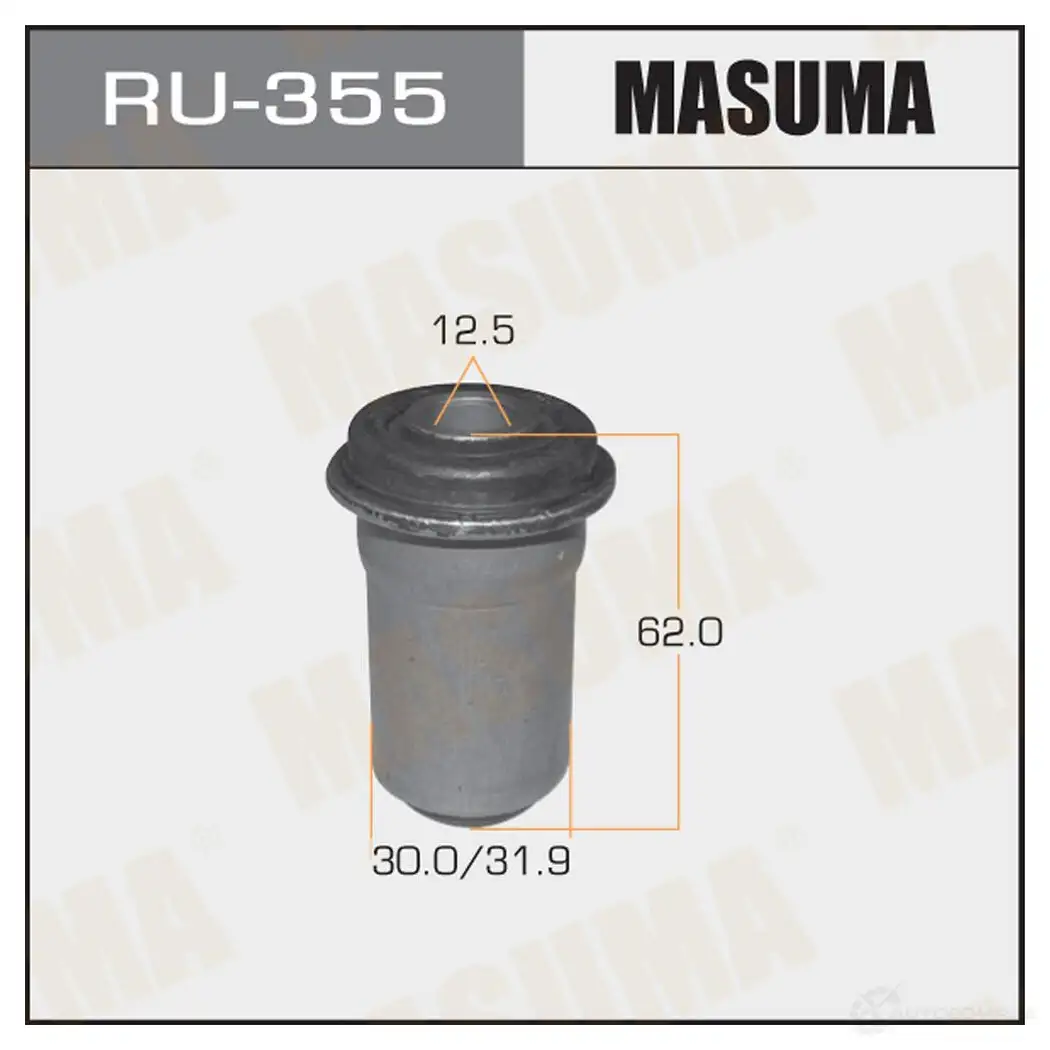 Сайлентблок MASUMA RU-355 1422880872 CA6X H изображение 0