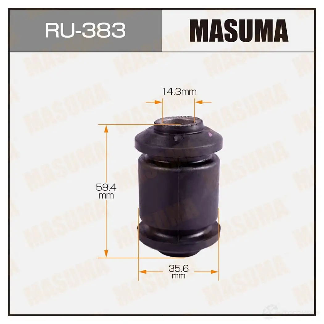 Сайлентблок MASUMA RU-383 ZN JWS7 1422880713 изображение 0