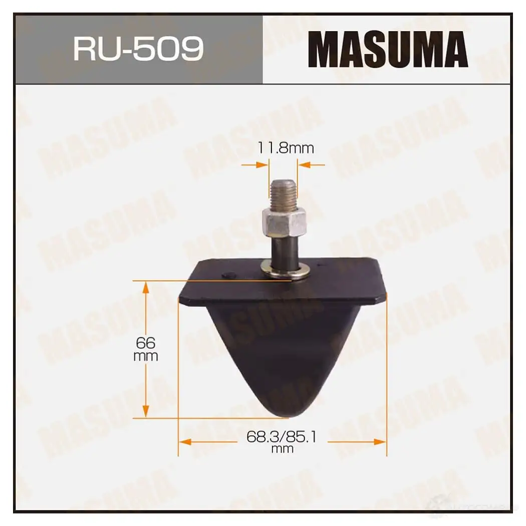 Сайлентблок MASUMA 8K KSD RU-509 1422880820 изображение 0