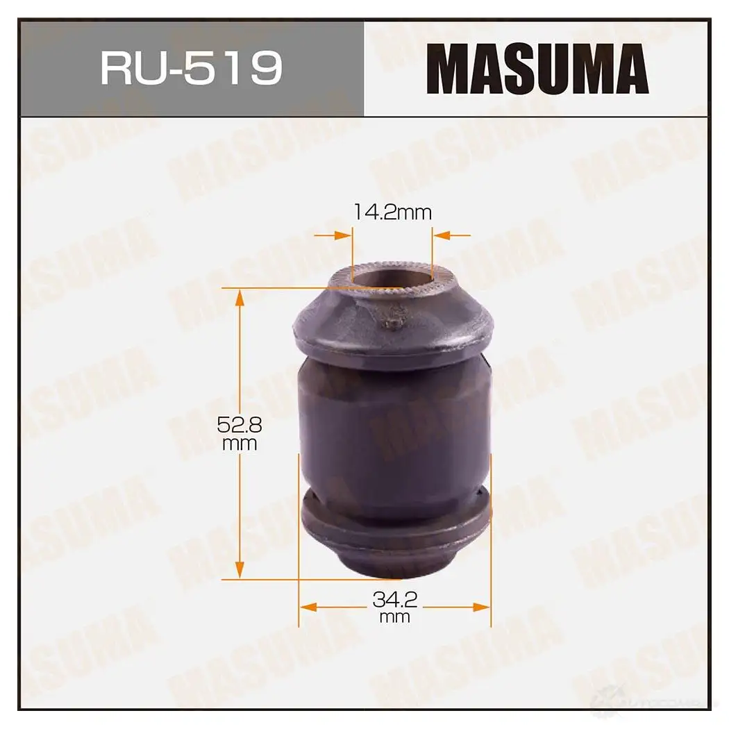 Сайлентблок MASUMA 1422880812 D9 0MSGP RU-519 изображение 0