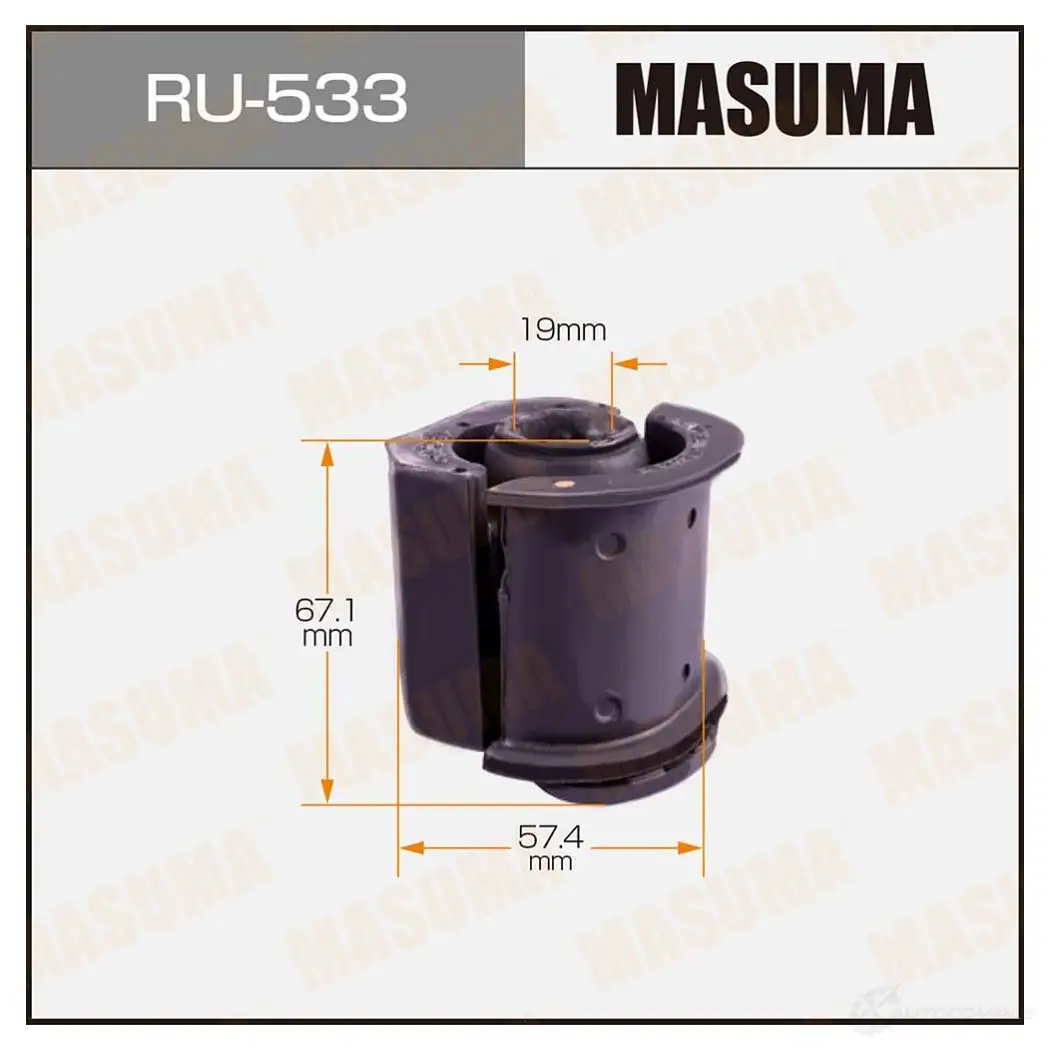 Сайлентблок MASUMA 2 I2HAX RU-533 1422880839