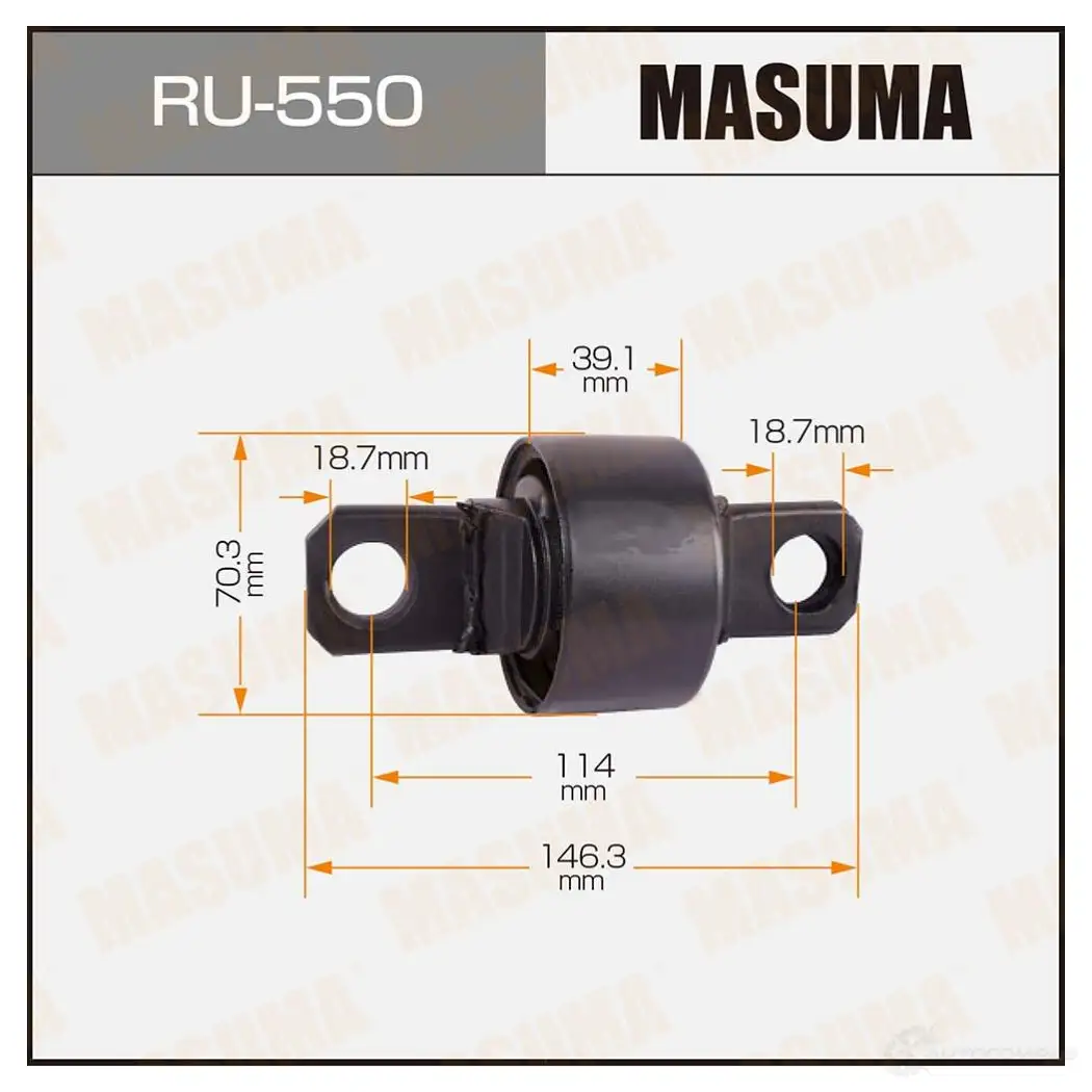 Сайлентблок MASUMA 1422880764 RJP F0VM RU-550 изображение 0