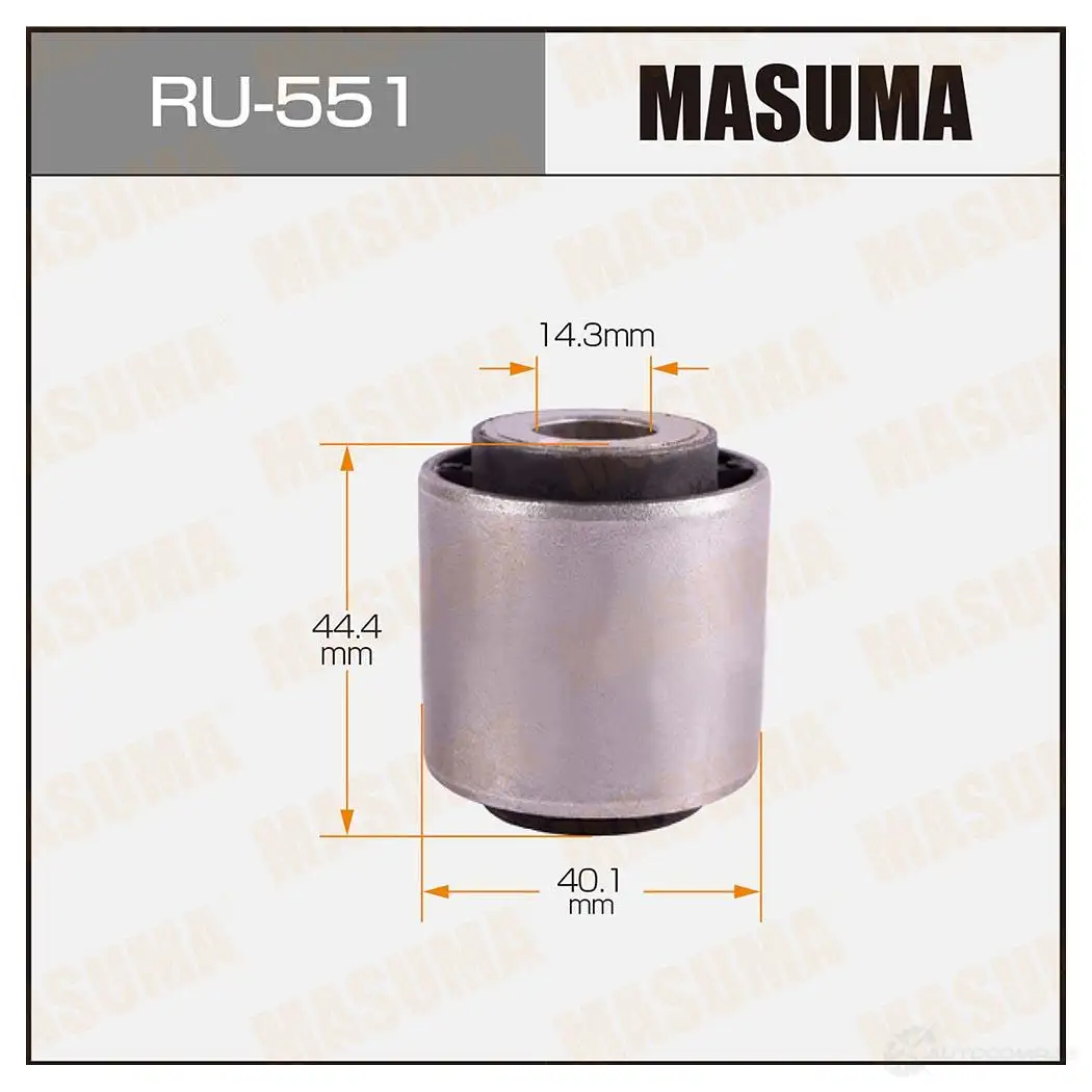Сайлентблок MASUMA RU-551 X1 21J 1422880763 изображение 0