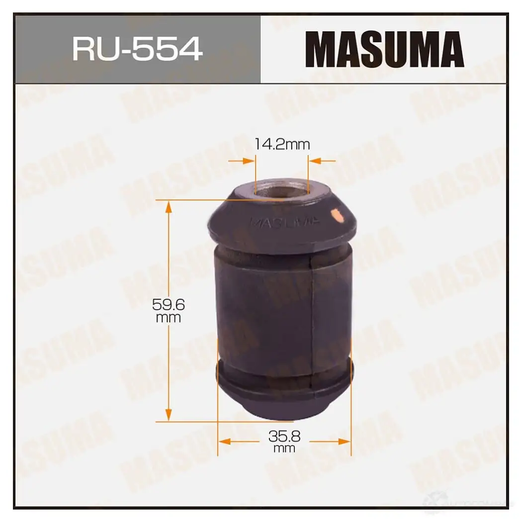 Сайлентблок MASUMA 30908 F 1422881030 RU-554 изображение 0