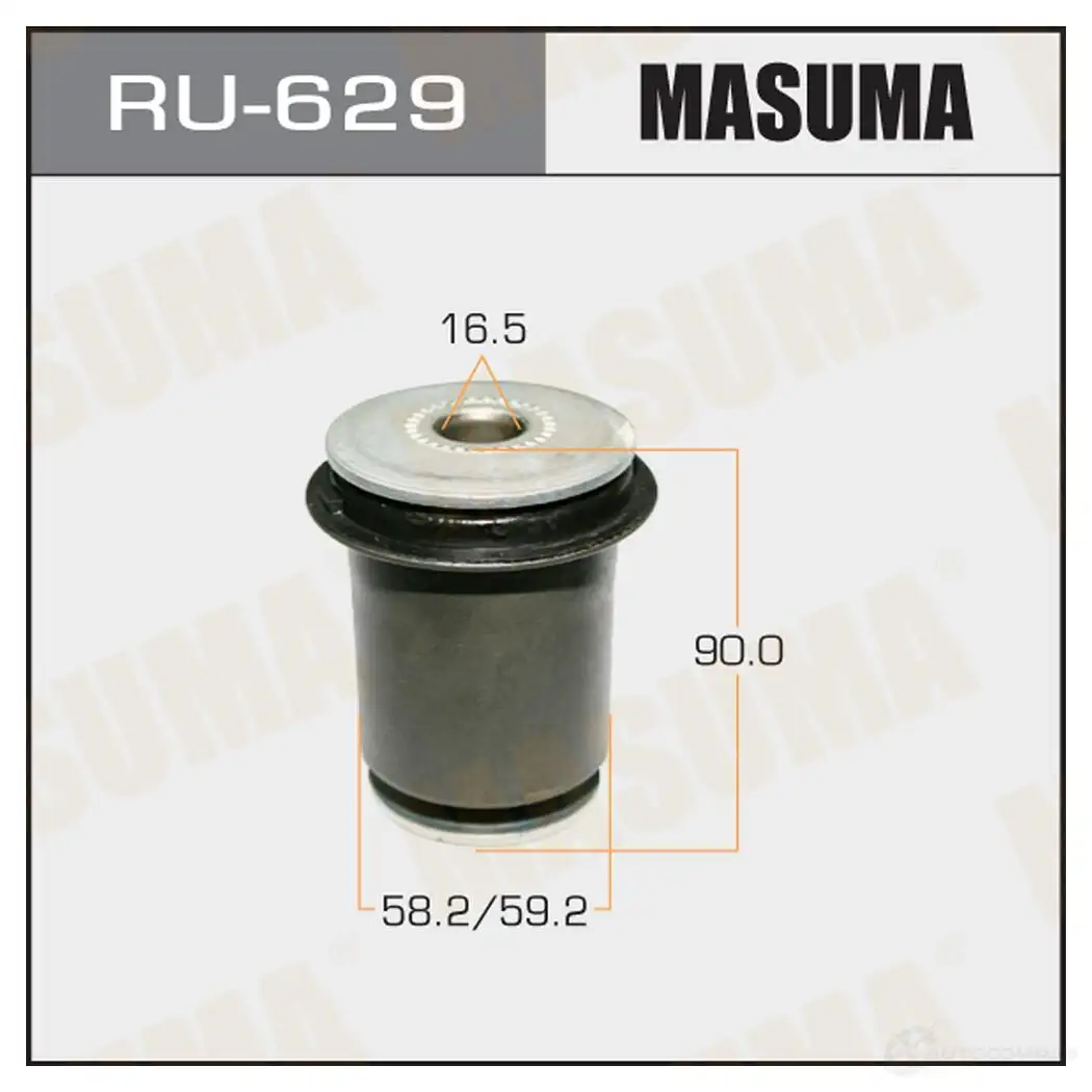 Сайлентблок MASUMA 1422879197 GV3B AED RU-629 изображение 0