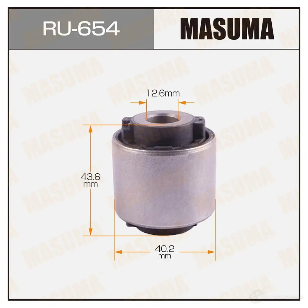 Сайлентблок MASUMA RU-654 F3H 6Y 1422881050 изображение 0