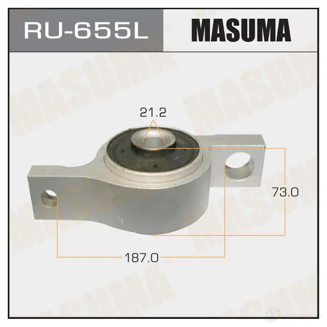 Сайлентблок MASUMA RU-655L 1422879220 HS8E9C A изображение 0