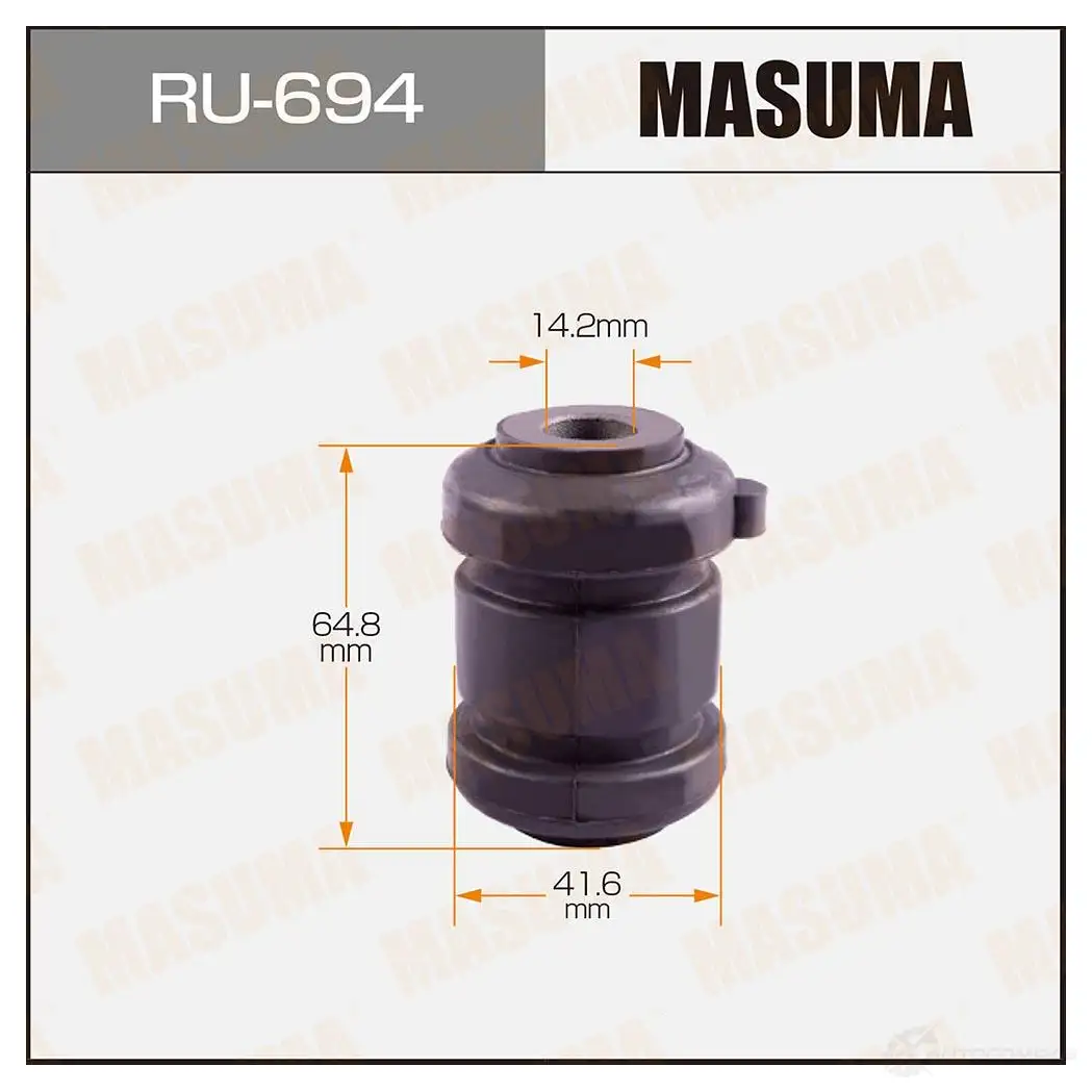 Сайлентблок MASUMA RU-694 1422880662 B GRI4LK изображение 0