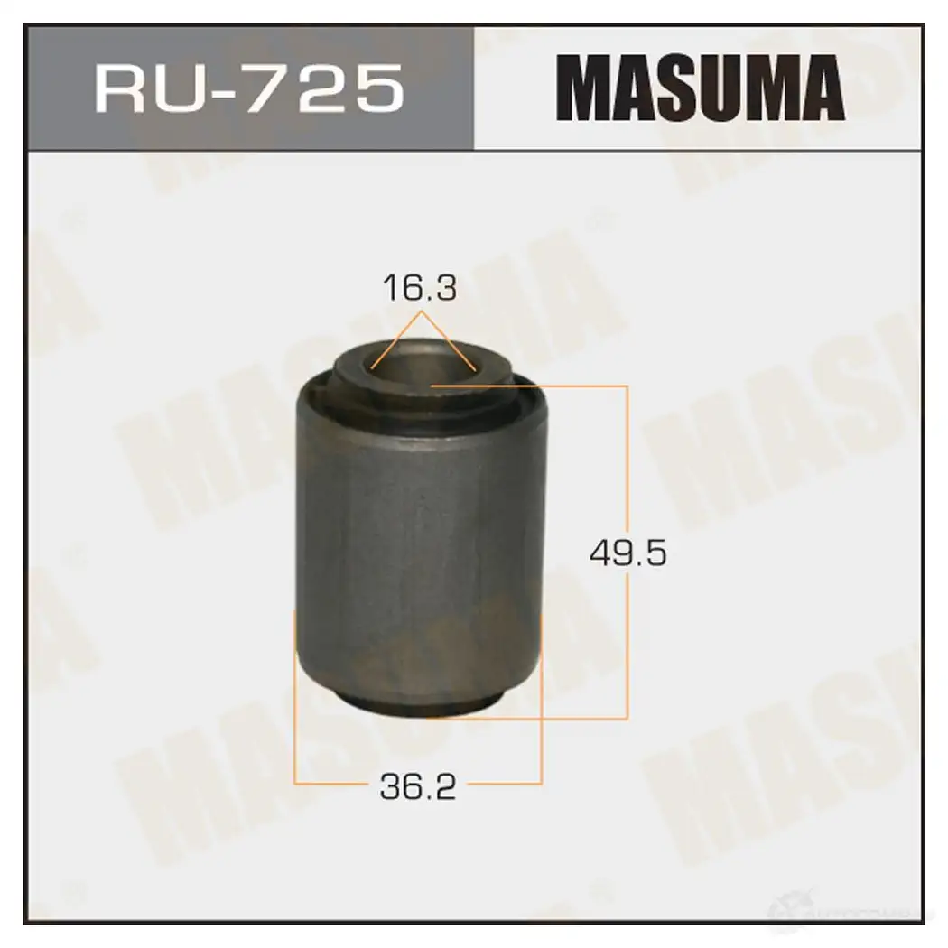 Сайлентблок MASUMA RU-725 9UR QEL 1422880627 изображение 0