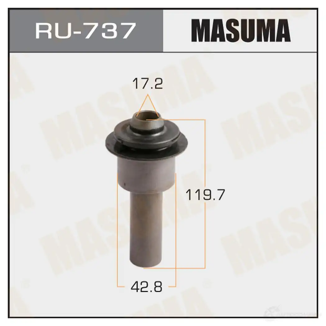 Сайлентблок MASUMA RU-737 WUMQKF 8 1422881040 изображение 0