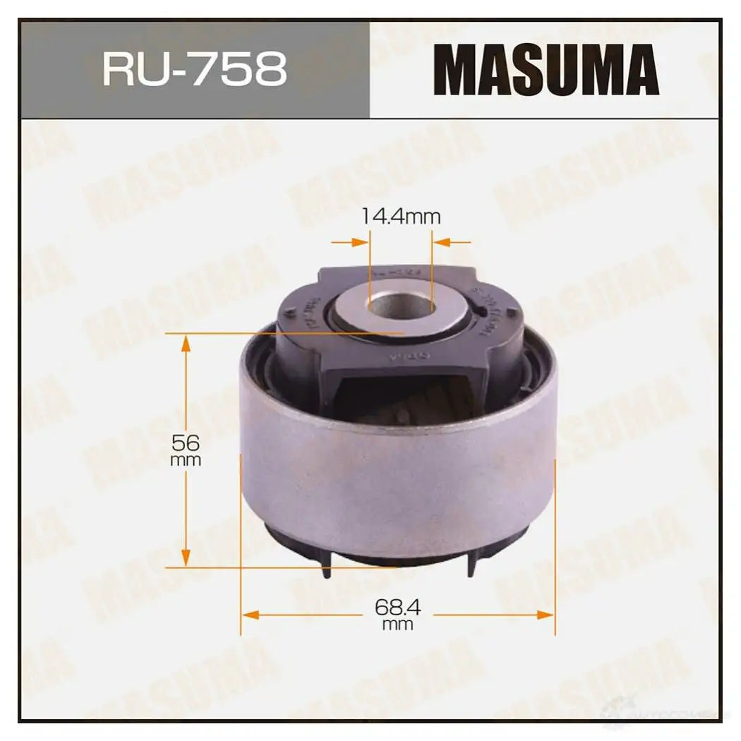 Сайлентблок MASUMA 1439698890 Y MFIG RU-758