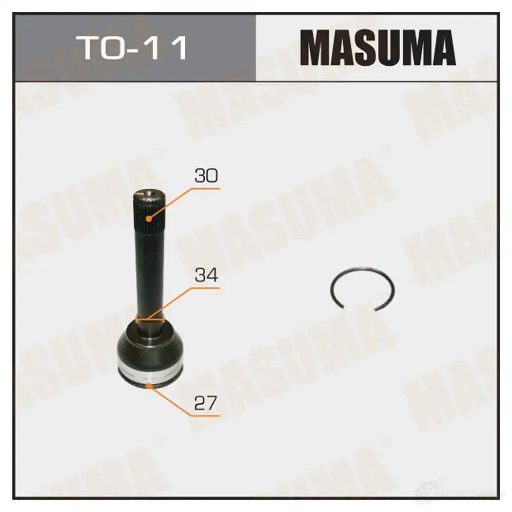 ШРУС наружный MASUMA TO-11 1422879905 GKD8S J изображение 0
