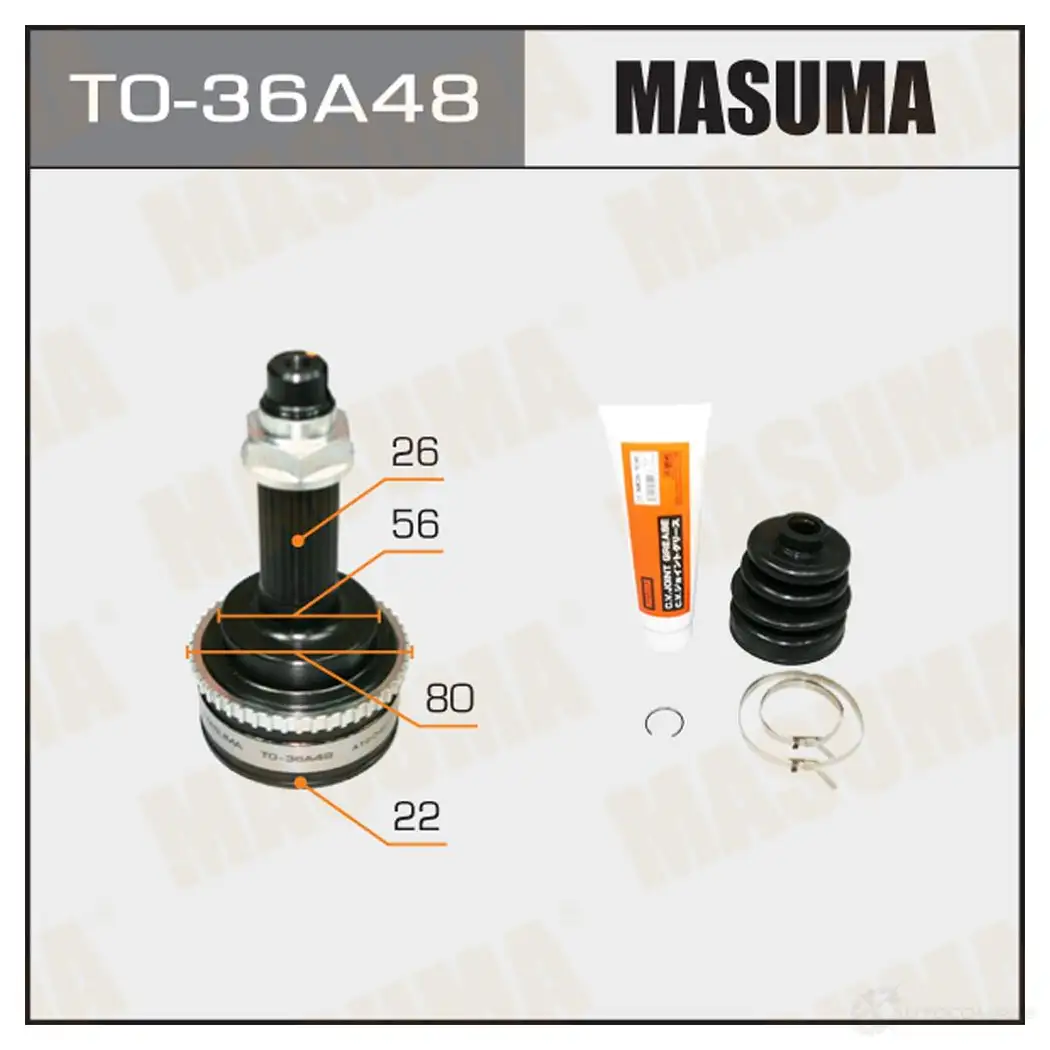 ШРУС наружный MASUMA 1422879900 H YRNU TO-36A48