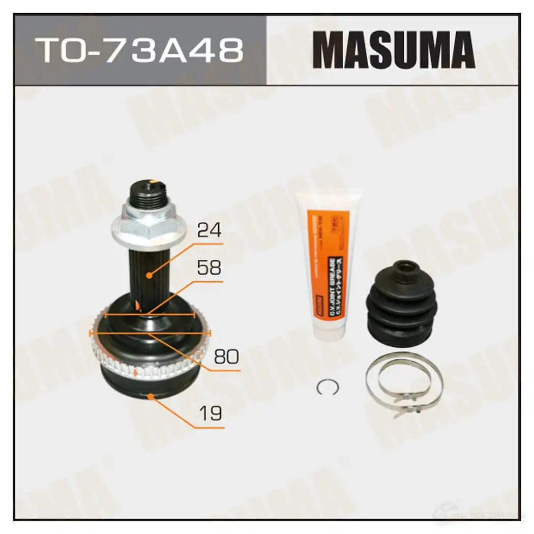 ШРУС наружный MASUMA 1422879932 TO-73A48 IXT9 B3 изображение 0
