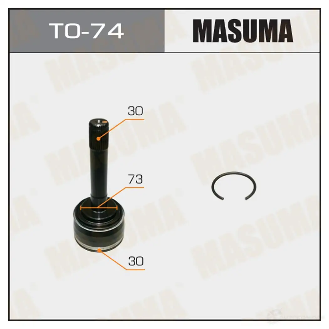 ШРУС наружный MASUMA TO-74 1422879735 ZU HWJ4O изображение 0