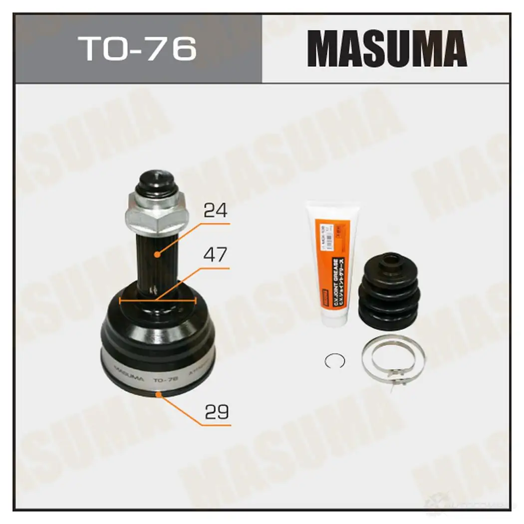 ШРУС наружный MASUMA JNQ TU TO-76 1422879733
