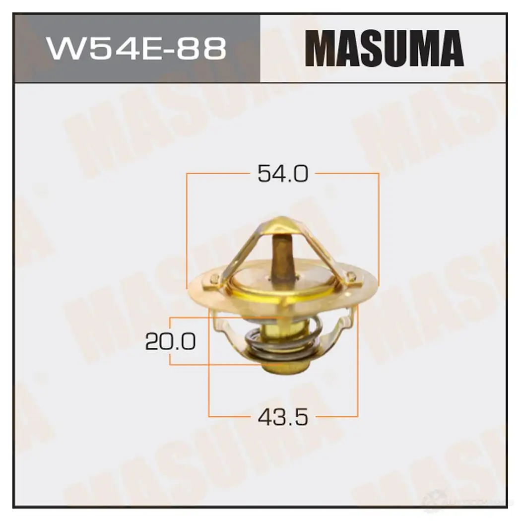 Термостат MASUMA 1422884991 W54E-88 P90 EQB изображение 0