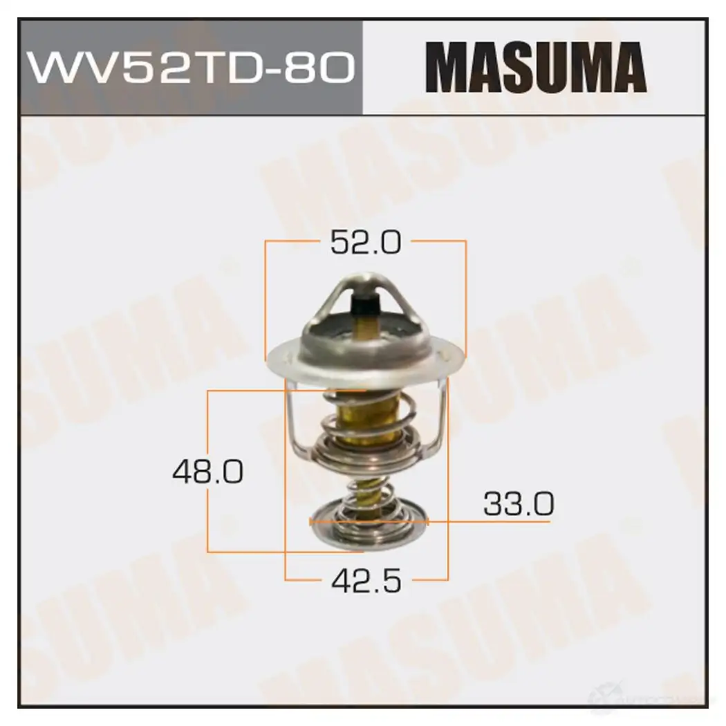 Термостат MASUMA WV52TD-80 1422884916 3OWRUF N изображение 0