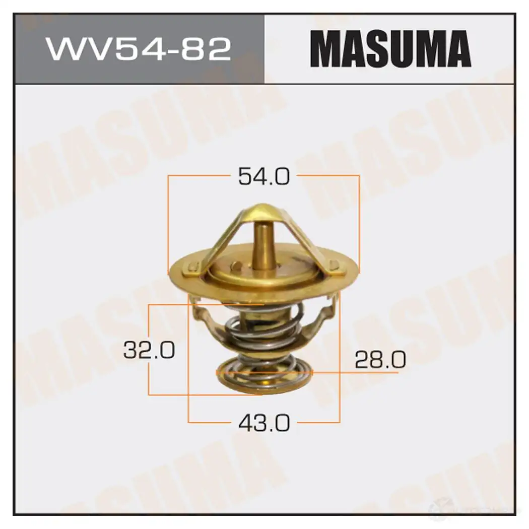 Термостат MASUMA 1422884915 WV54-82 CE SEQ изображение 0