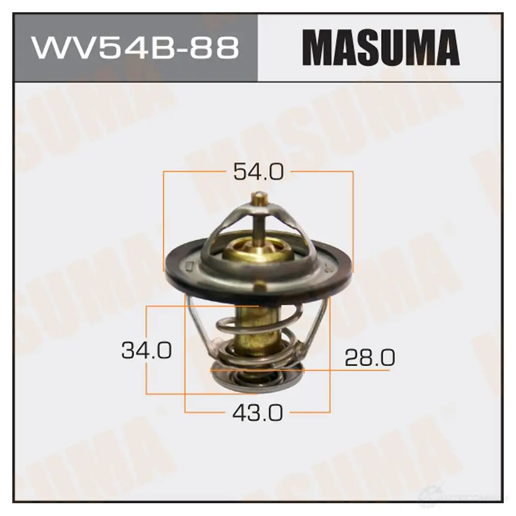 Термостат MASUMA 1422884979 WV54B-88 XWZK 6QQ изображение 0