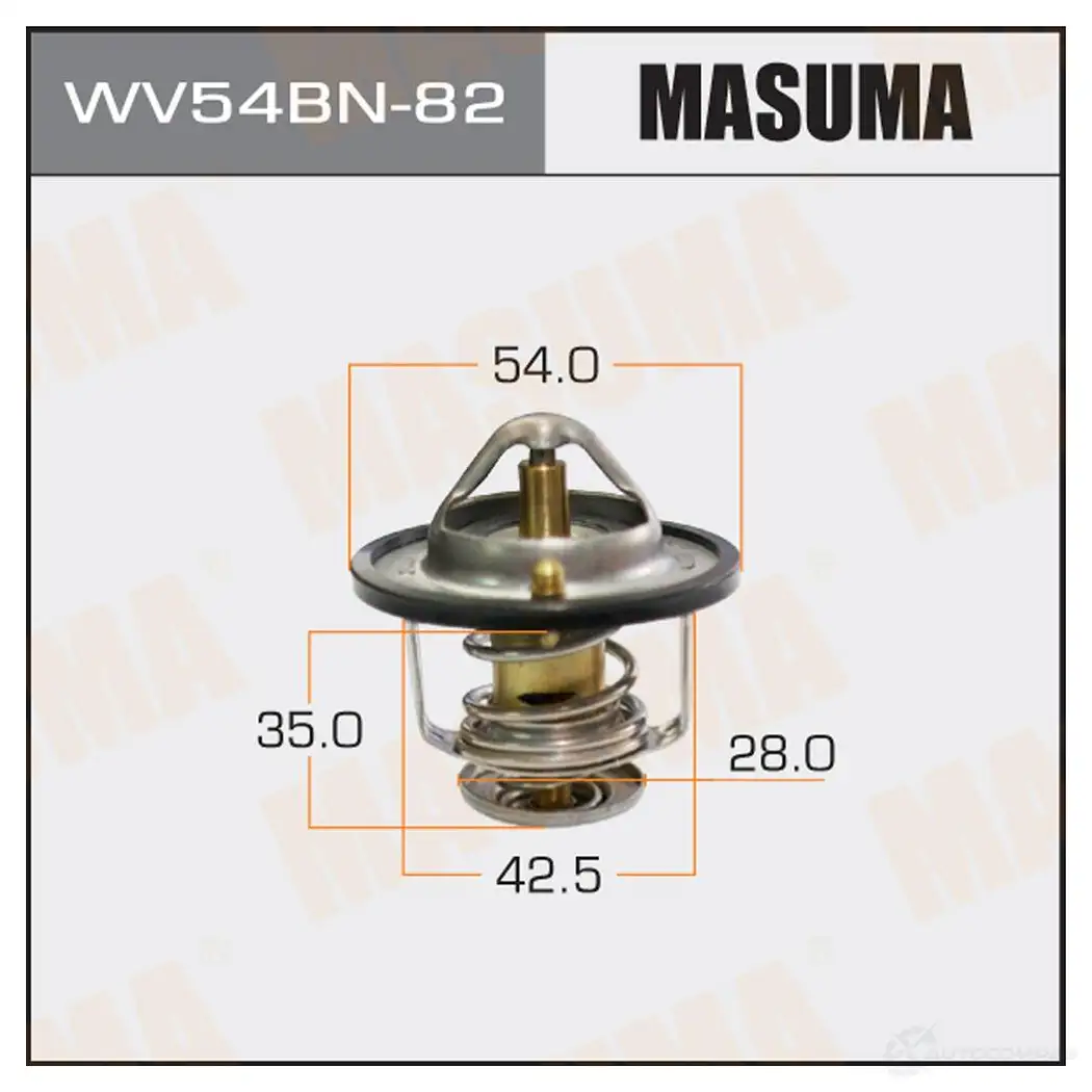 Термостат MASUMA WV54BN-82 1422884912 6C 93H изображение 0