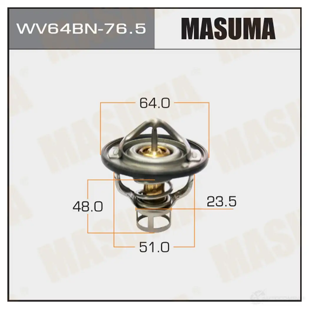 Термостат MASUMA 1422884956 WV64BN-76.5 0H LLA изображение 0