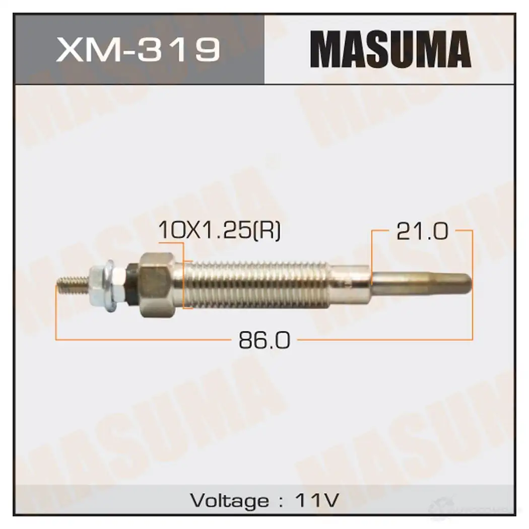 Свеча накаливания MASUMA 1422887664 FHC MSNY XM-319 изображение 0
