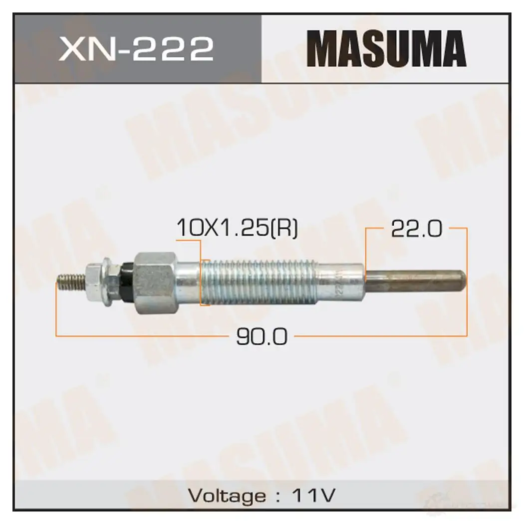 Свеча накаливания MASUMA CFJ WD6 1422887697 XN-222 изображение 0