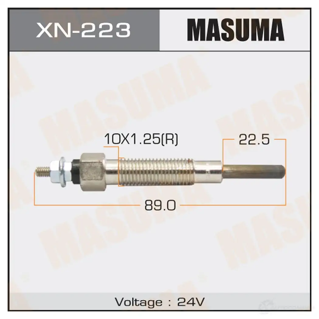Свеча накаливания MASUMA XN-223 1422887696 HCMHT LQ изображение 0
