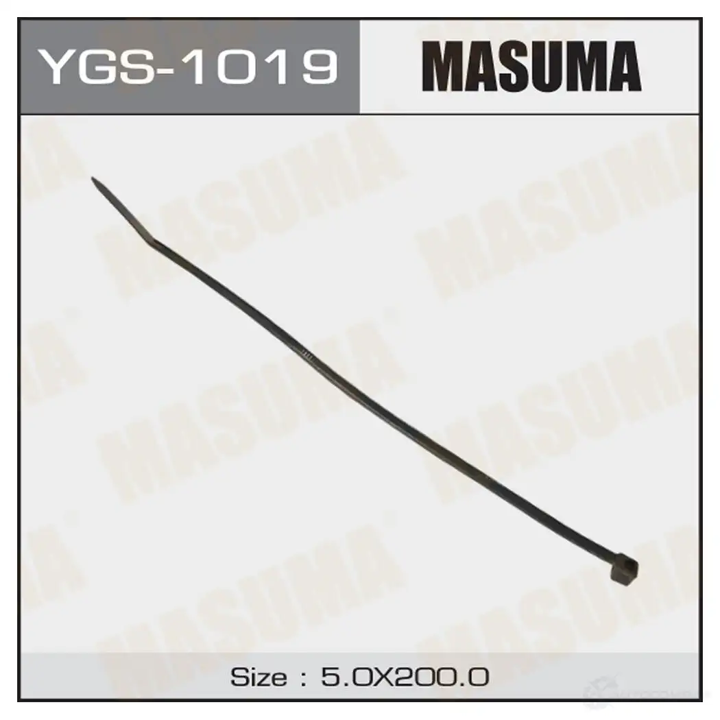 Хомут пластиковый черный 5х200 (уп.100шт) MASUMA KJ TS1 YGS1019 1422885712 KV1540 изображение 0