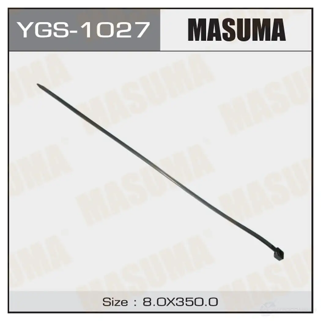 Хомут пластиковый черный 8х350 (уп.100шт) MASUMA 1422885704 YGS1027 AAQG D8 FL3GT