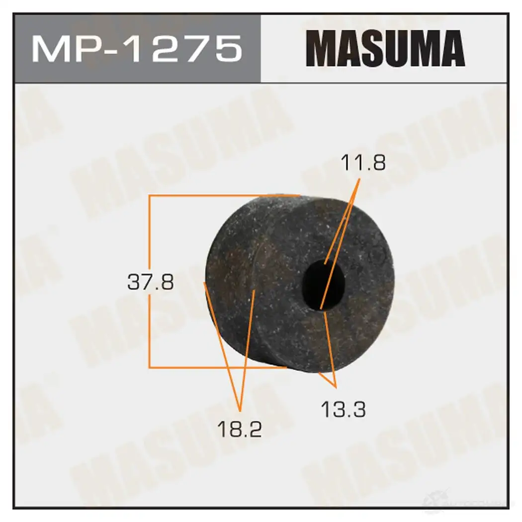 Втулка резиновая MASUMA QX4T3 YZ 1422883327 MP-1275 изображение 0