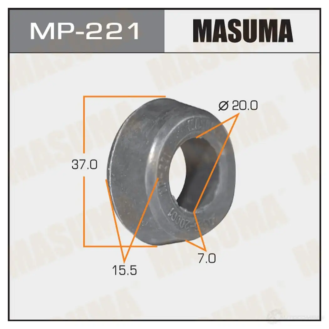Втулка резиновая MASUMA MP-221 1422883324 IYX SPF