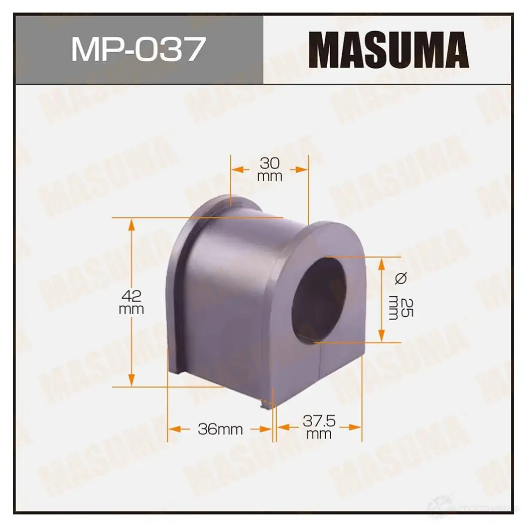 Втулка стабилизатора MASUMA J3C3 4SU 1422883471 MP-037 изображение 0