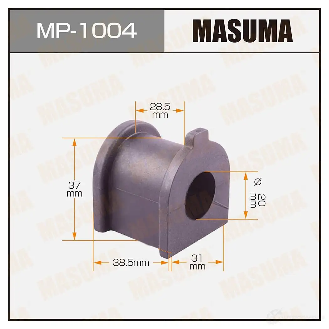 Втулка стабилизатора MASUMA MP-1004 1422883464 W AVCSVF изображение 0