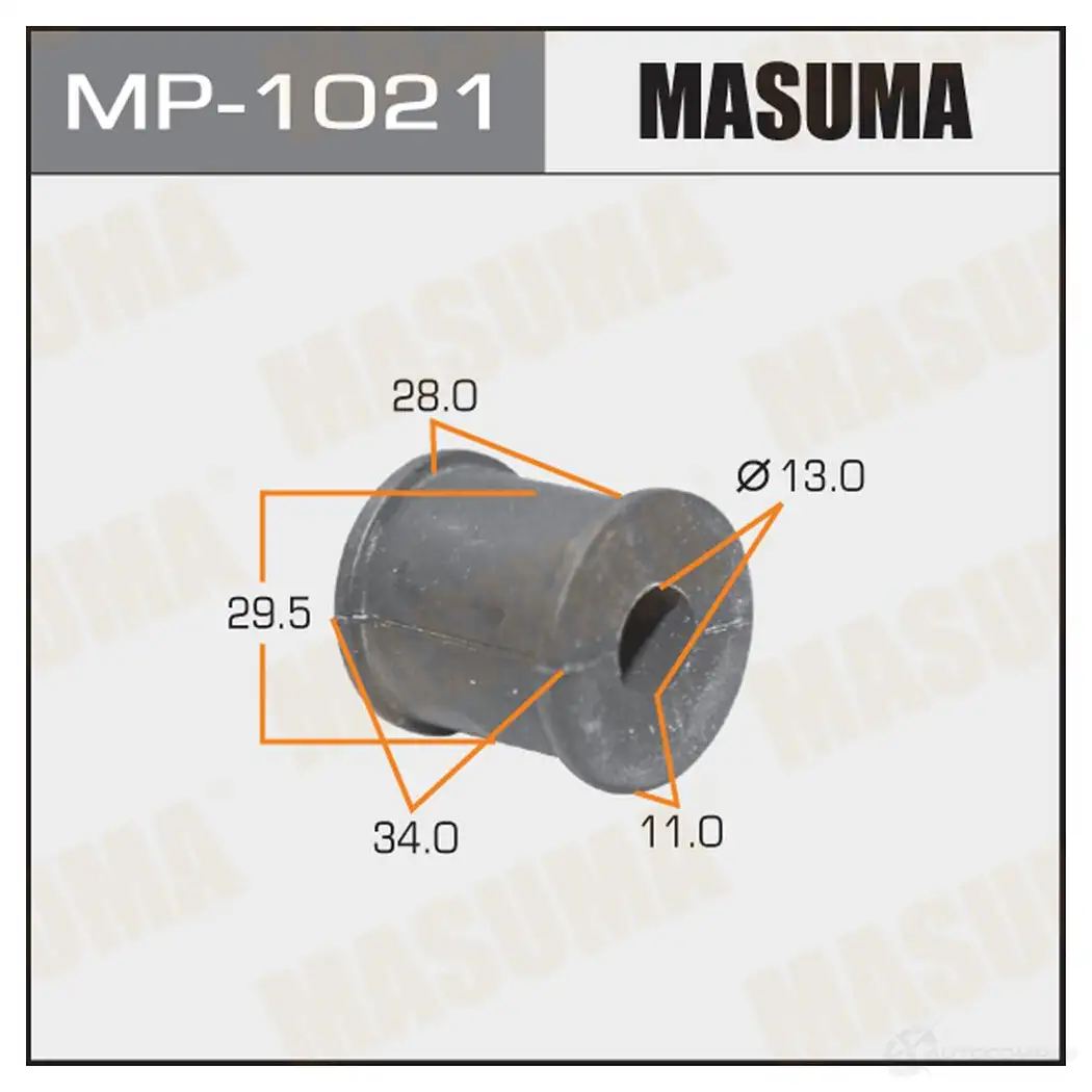 Втулка стабилизатора MASUMA MP-1021 C17BFZ 2 1420577607 изображение 0