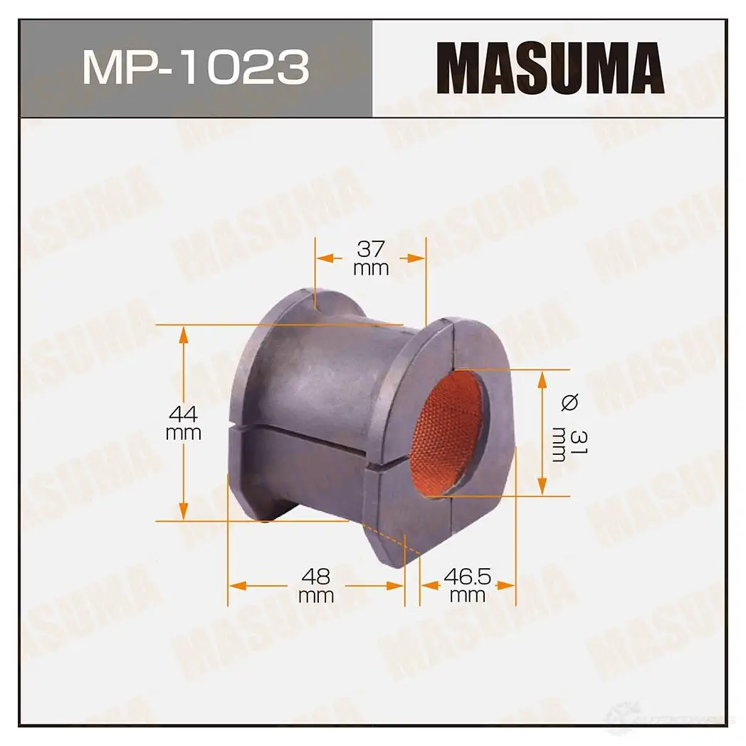 Втулка стабилизатора MASUMA X4 ZMT 1420577590 MP-1023 изображение 0