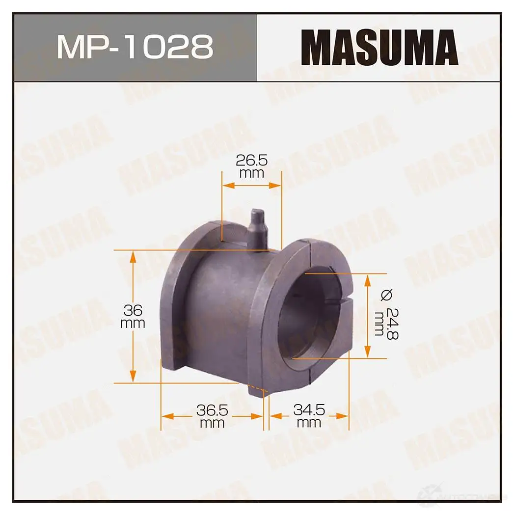 Втулка стабилизатора MASUMA 1422883370 MP-1028 8 XBXPFJ изображение 0