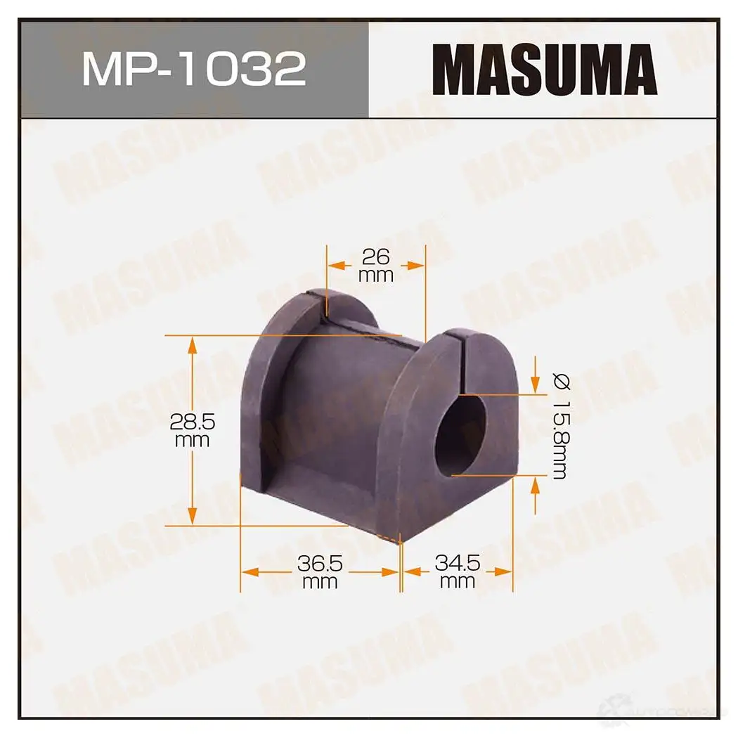 Втулка стабилизатора MASUMA MP-1032 1422883367 MAIH 7 изображение 0