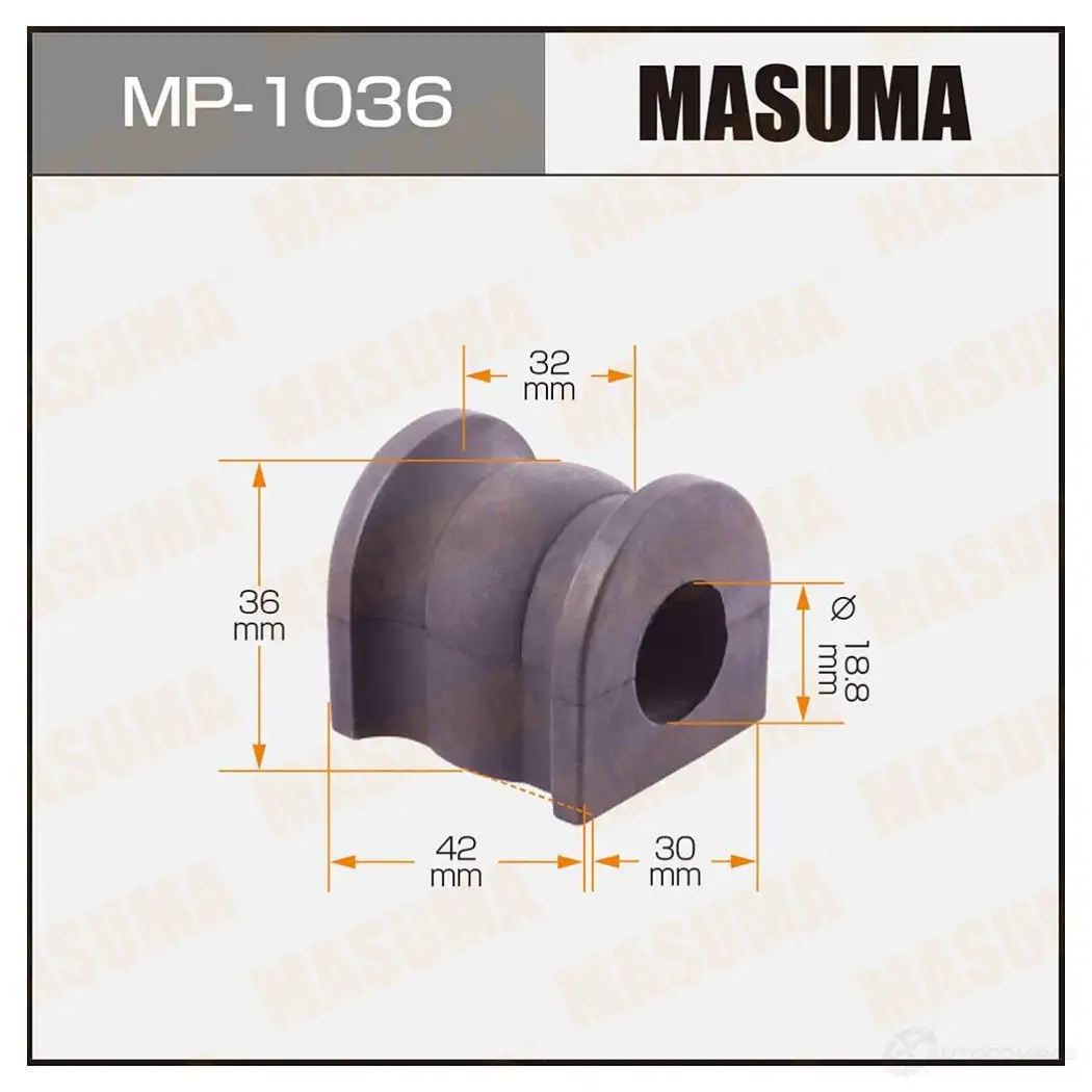 Втулка стабилизатора MASUMA F 731V 1422883364 MP-1036 изображение 0
