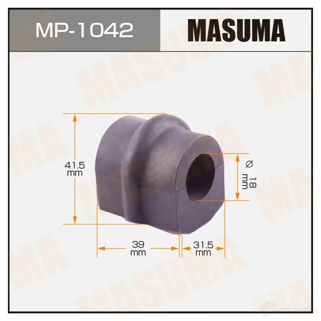 Втулка стабилизатора MASUMA MA B9T MP-1042 1420577571 изображение 0