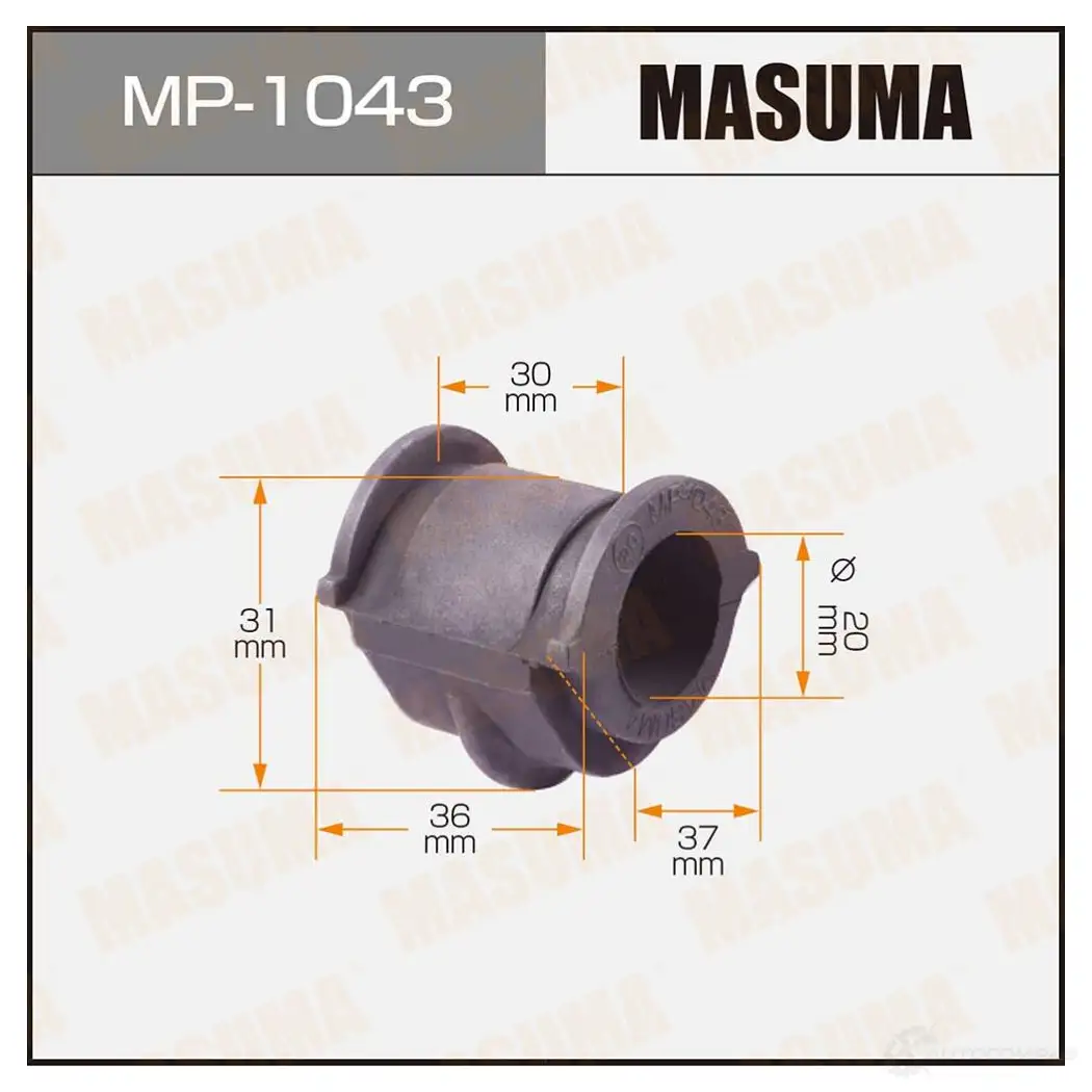 Втулка стабилизатора MASUMA 4 SAZ2F 1420577564 MP-1043 изображение 0