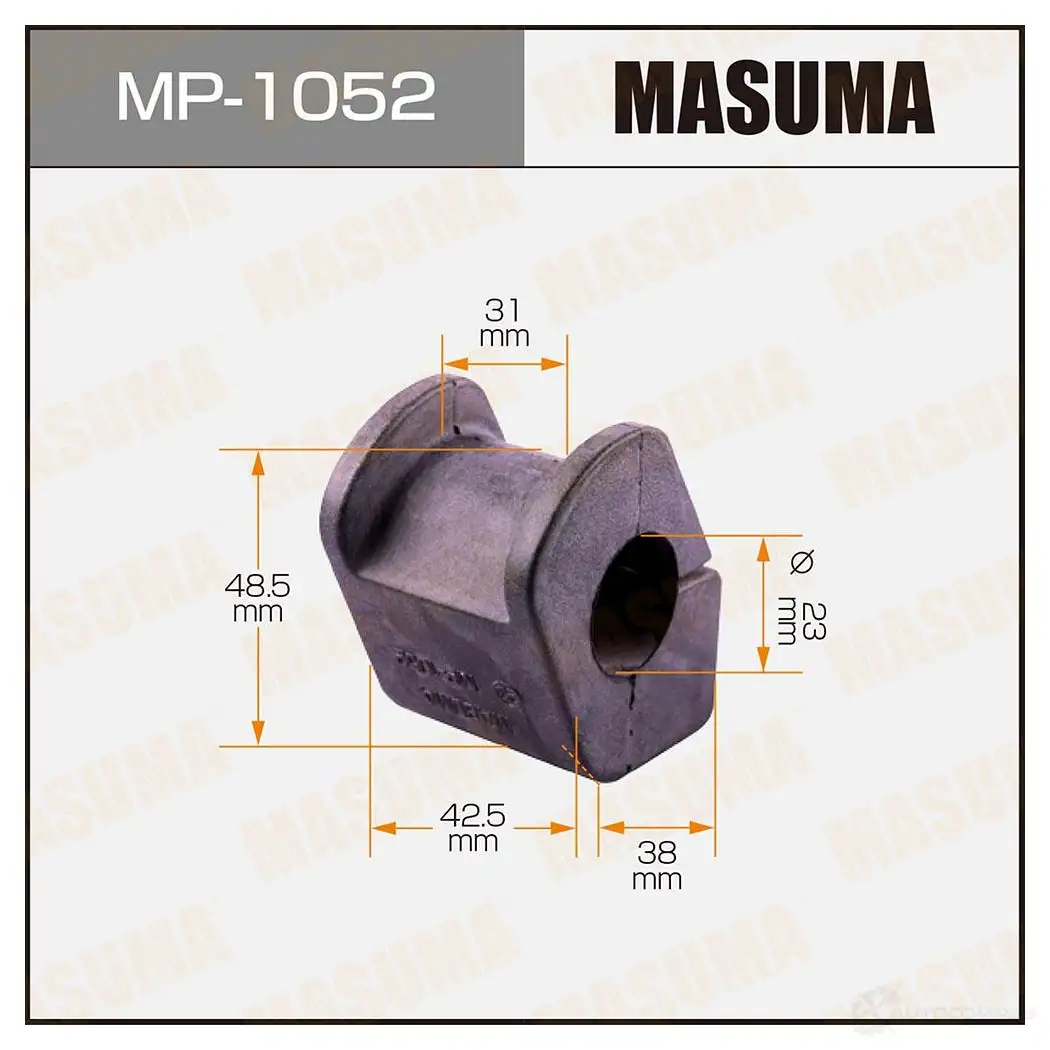 Втулка стабилизатора MASUMA 1420577536 Y ETXZ8 MP-1052 изображение 0