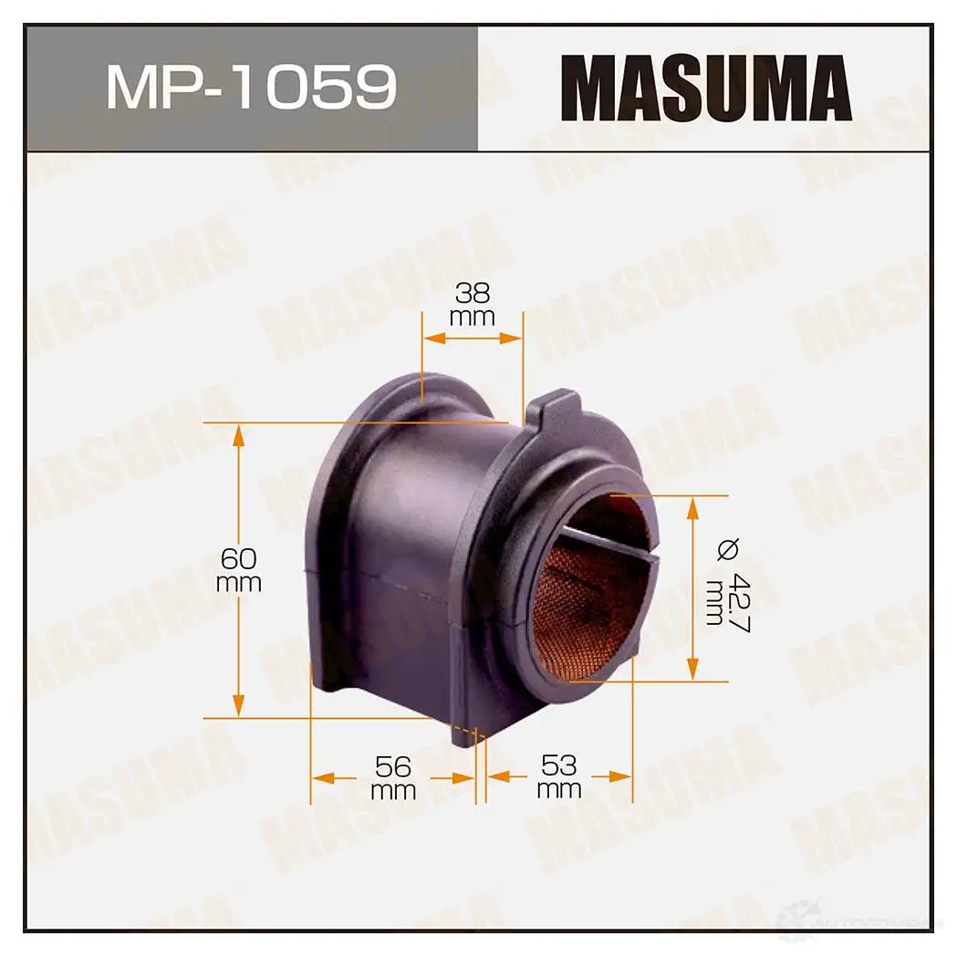 Втулка стабилизатора MASUMA 1422883375 MP-1059 XS 7CL изображение 0